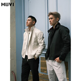 牧唯美式GTAL立领正肩夹克男士秋季款三防硬帅穿搭休闲高级感上衣外套 黑色 【90%买家选择】 XL [建议140-160斤]