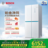 博世（BOSCH）全域智净M8 550L十字门冰箱1:1冷冻大空间 风冷无霜 抗菌净味 一级能效 大容量K5C821E23C国家补贴