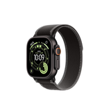 Apple/苹果 Watch Ultra 3 智能手表蜂窝款49毫米黑色钛金属表壳黑配木炭野径回环表带M/L MF1L4CH/B