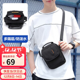 高尔夫（GOLF）单肩包男士休闲斜挎包男女帆布多隔层手机包防泼水迷你运动挂包