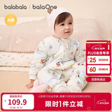 巴拉巴拉童装婴儿连体衣新生儿宝宝包屁衣服男女童冬装爬行服加厚保暖软萌