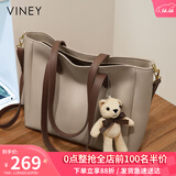 viney牛皮包包女包大容量托特包轻奢斜挎单肩包生日礼物品牌送女友老婆