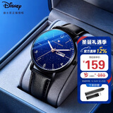 迪士尼（Disney）男士手表时尚潮流双日历石英表初中高中学生青少年手表男星空皮带