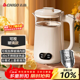 志高（CHIGO）烧水壶电热水壶电水壶双层防烫1.8L大容量家用 玻璃内胆 恒温保温烧水壶 SH-1813A3B