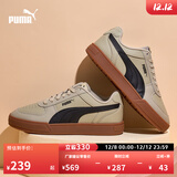 彪马（PUMA）经典复古透气小白鞋男女百搭休闲板鞋运动鞋CAVEN 380810 大理石灰-黑色-树胶色-21 37