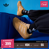 adidas「面包鞋」COURTIC经典运动板鞋男女阿迪达斯官方三叶草 芥末黄   40