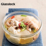 GLASSLOCK饭盒微波炉加热玻璃碗带盖上班族带饭便当盒大容量保鲜盒950ml
