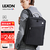 乐上（LEXON）法国品牌双肩包14英寸商务电脑包男防泼水背包通勤笔记本书包礼物