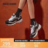 斯凯奇（Skechers）女鞋秋季厚底老爹鞋百搭熊猫鞋软底舒适外穿休闲运动鞋11959