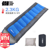 探险者（TAN XIAN ZHE）睡袋成人 户外冬季加厚保暖棉睡袋春秋室内露营午休隔脏睡袋2.3KG