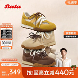 拔佳阿甘鞋女2025春商场厚底透气休闲运动鞋6587DAM5 杏色 38