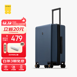 地平线8号（LEVEL8）行李箱密码拉杆箱男女托运大容量万向轮学生旅行者PC箱 24英寸蓝