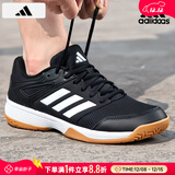 阿迪达斯 （adidas）男鞋 2025冬季新款健身训练鞋室内运动低帮透气缓震跑步鞋子男 IH3158/黑/白/树脂黄/建议拍大一码 42