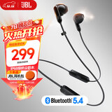 JBL TUNE 235BT 半入耳式蓝牙耳机 颈挂式耳机 防水设计 免提通话 适用苹果小米 购物推荐 黑色