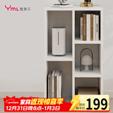 雅美乐书架落地简易书柜客厅卧室书房宿舍阳台飘窗置物五格柜子组合
