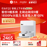 石头（roborock）扫地机器人扫拖一体 P20 自动上下水版 自动集尘洗拖布烘干补水擦地拖地洗地机吸尘器 A1690RR