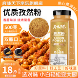 府味天下 孜然粉500g 大瓶装烧烤调料羊肉串烤肉蘸撒料