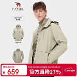 骆驼（CAMEL）户外羽绒冲锋衣男女三合一可拆卸滑雪服户外旅游外套 A9W21a8127