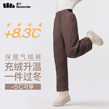 蕉下（beneunder）气绒直筒裤子女士长裤加绒加厚25冬季似羽绒保暖防风显瘦CL139
