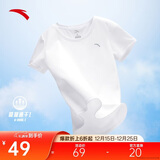 安踏轻风T丨速干运动短袖t恤女士夏季新款吸汗透气跑步训练上衣瑜伽服