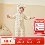 巴拉巴拉儿童轻薄羽绒服男女童冬装连体衣2025造型可爱趣味萌208425120203
