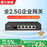 飞鱼星企业 多WAN全2.5G端口路由器行为管理带宽叠加内置AC带机150台 NAS 猫棒适用VE1220XE