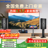 HYUNDAI【已售6.9万单】现代家庭ktv音响套装 ktv唱歌全套设备家用三分频家庭影院家用卡拉ok唱歌全套设备 【高超性价比】10吋2.0欢唱套装