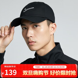 耐克NIKE运动配饰男女太阳帽棒球帽CLUB CAP帽子FB5369-010黑L/XL