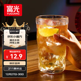 富光冰川杯玻璃杯子水杯女夏季家用饮料咖啡杯啤酒杯凉水杯