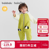 巴拉巴拉童装婴儿连体衣秋冬宝宝外出抱衣哈衣爬服珊瑚绒男童女童婴童衣服