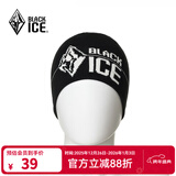 黑冰（BLACKICE） 秋冬户外男女通用跑步运动针织帽城市休闲保暖毛线帽冬季帽子 Z2141-冰山-黑