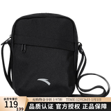 安踏运动小挎包男女同新休闲简约单肩小手机包奥特莱斯 基础黑-1 均码
