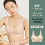 LEONOWEN一片式无痕内衣女无钢圈收副乳背心式美背运动睡眠大码文胸 1件无痕（藜麦肤） XXL（推荐140-160斤38/85ABCD）