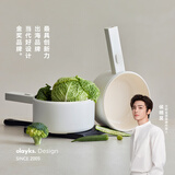 olayks立时 电煮锅小电锅宿舍小锅多功能电热锅学生宿舍泡面电火锅多用途锅 1.5L