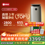 352【旗舰爆款】无雾加湿器空气净化器加湿净化一体机家用客厅卧室大面积除甲醛鼻炎国家补贴 H301