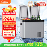 美的车载冰箱压缩机制冷车家两用卡货车冷冻大双箱室户外家居用品44L