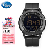 迪士尼（Disney）米奇联名多功能运动电子表青少年学生儿童防水手表生日开学礼物