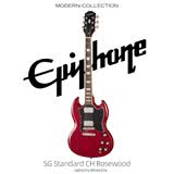 epiphone易普锋玫瑰木指板 SG Standard CH 樱桃红恶魔角摇滚电吉他原厂包