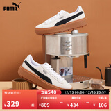 彪马（PUMA）复古增高厚底松糕鞋女子新款休闲鞋PLATFORM 365830 白-黑色-15 38