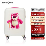 新秀丽（Samsonite）行李箱20英寸拉杆箱迪士尼草莓熊旅行箱包NX8白色登机密码箱