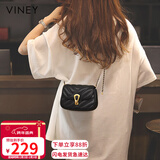 viney包包女包牛皮斜挎手机包洋气单肩链条包生日新年礼物送女生女友