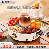 尚烤佳（Suncojia）电烧烤炉 烤串炉 烧烤架 烤肉炉 围炉煮茶 家用电围炉
