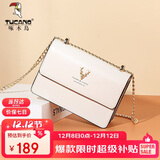 啄木鸟（TUCANO）包包女款2025年牛皮链条小方包单肩斜挎包圣诞新年生日礼物送女友