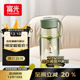 富光塑料茶杯水杯可爱ins风学生便携创意带盖杯子耐摔夏天简约太空杯