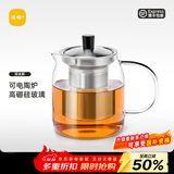 尚明（SAMADOYO）耐热玻璃冲茶壶泡茶壶茶水分离过滤家用大容量泡茶器加厚茶具 单壶 700ml
