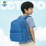 letopo乐同书包减压护脊书包小学生4-6年级分层无异味牛顿中童蔚蓝色
