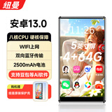 纽曼A10智能mp3/mp4音乐Ai播放器WiFi可上网蓝牙5.0英寸 4+64G安卓13 在线听歌mp5触屏看视频小说 黑色