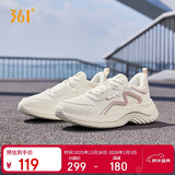 361°运动鞋女秋冬季保暖防泼水革面减震通勤慢跑步鞋子女682232233-1