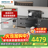 森歌（SENG）【海豚系列】L1集成灶消毒柜款二星级消毒一体式吸烟机燃气灶具家用抽油烟机灰色天然气左排烟