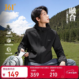 361°外套男秋冬季新款三防加绒运动休闲夹克风衣抓绒衣652544605D-3